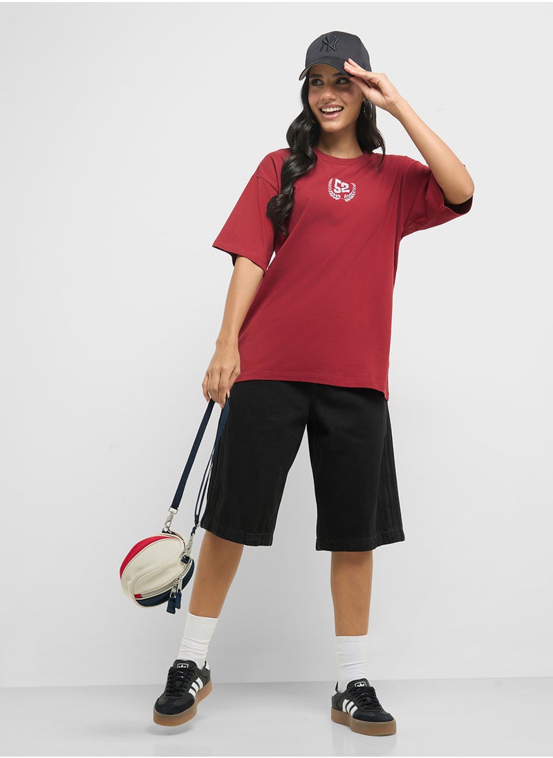 Oversize Varsity Graphic T-Shirt
