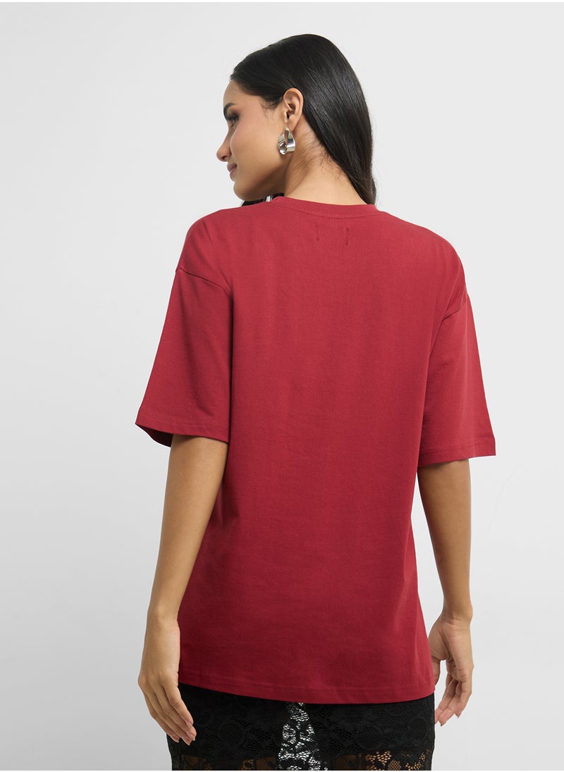 Oversize Varsity Graphic T-Shirt