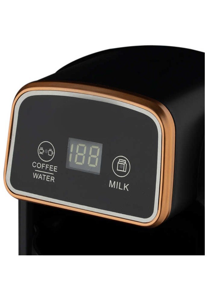 Somer Field Automatic Turkish Coffee Maker Machine, 1 to 5 Cups, Cordless Electric Coffee Pot, Electric Turkish Coffee Machine, Black/Gold, Best Buy