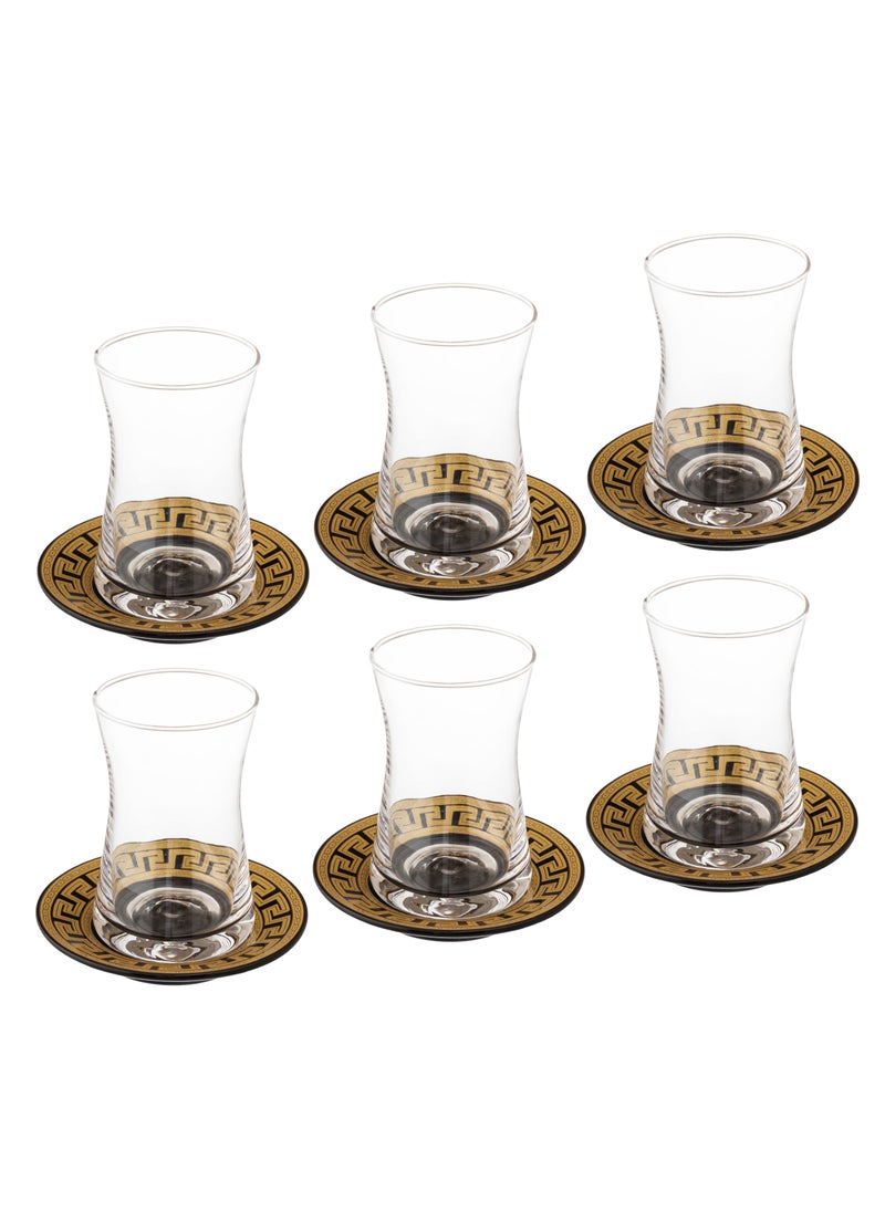 set of 6  tea cups +porcelain saucers