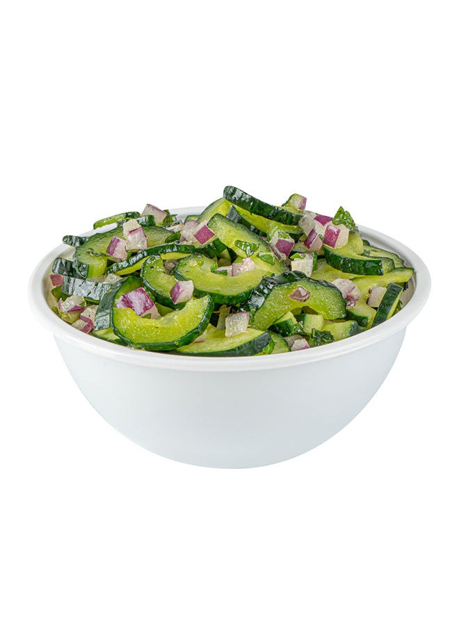 Restaurantware-7.4 Ounce Food Containers, 200 Disposable Salad Bowls - Lids Sold Separately, Heavy-Duty, White Plastic To Go Bowls, For Take Outs, Catering, Or Buffets, Serve Desserts Or Appetizers