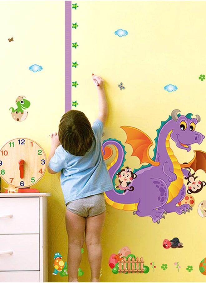 Cartoon Removable Wall Sticker Multicolour 60x40centimeter