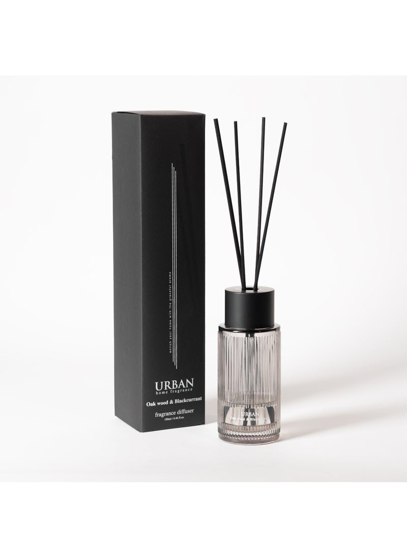 Oak wood  Blackcurrant diffuser with fiber sticks set 190ml