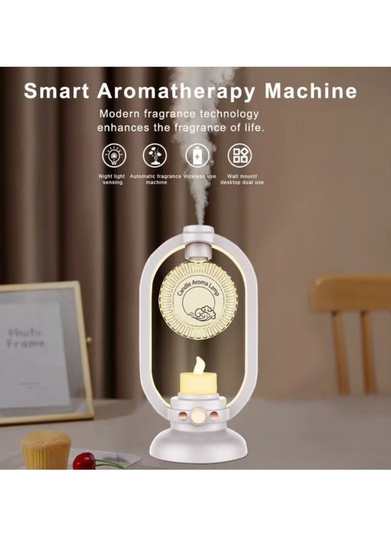 【White】 Automatic Aromatherapy Diffuser Automatic Diffuser Toilet Freshener Intelligent Aromatherapy Diffuser Mini Air Freshener Humidifier