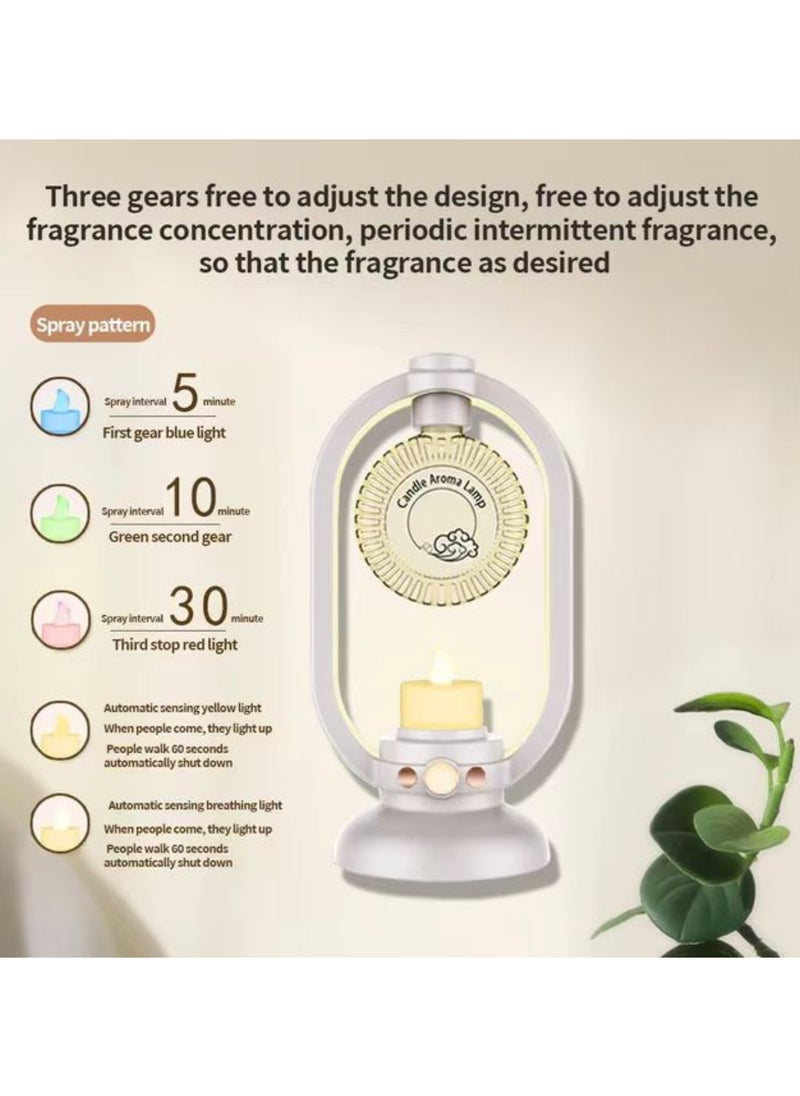 【 Pink 】 Automatic Aromatherapy Diffuser Automatic Diffuser Toilet Freshener Intelligent Aromatherapy Diffuser Mini Air Freshener Humidifier