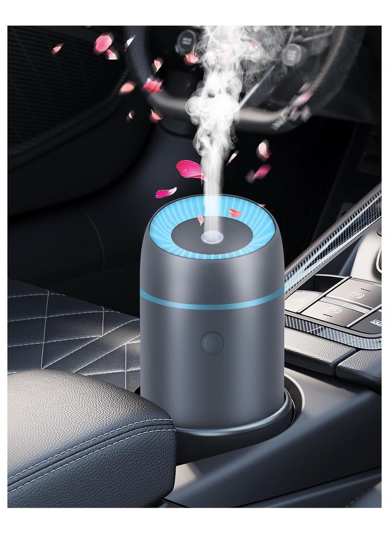 Car Diffuser, Portable Mini Ultrasonic Mist, Aroma Diffuser 100ml USB Diffuser Freshener for Vehicle Home Office Bedroom