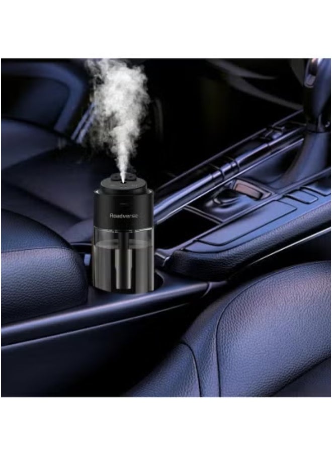 Car Scent Diffuser & Natural Perfume Humidifier with Adjustable Aromatherapy – Smart Essential Oil Diffuser with Long-Lasting Fragrance & Starry Projector Lamp – USB Cool Mist Air Freshener for Car, Office, or Bedroom