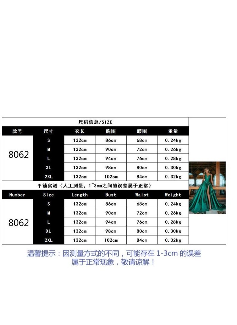 Bridesmaid Dresses Woman Guest Wedding Party DressesDeep V-neck Split Floor-length Formal Occasion Elegant Evening Costume