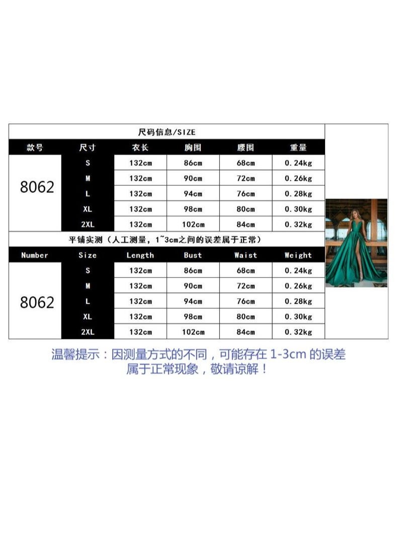 Bridesmaid Dresses Woman Guest Wedding Party DressesDeep V-neck Split Floor-length Formal Occasion Elegant Evening Costume