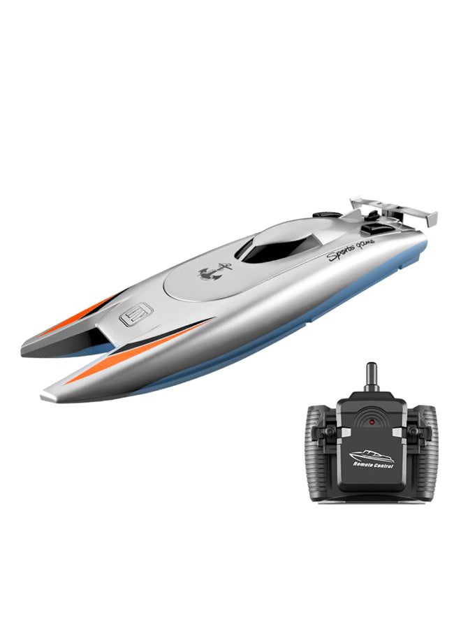 High Speed Two Channel Remote Control Racing Boat Set 39.7 x 14.5cm