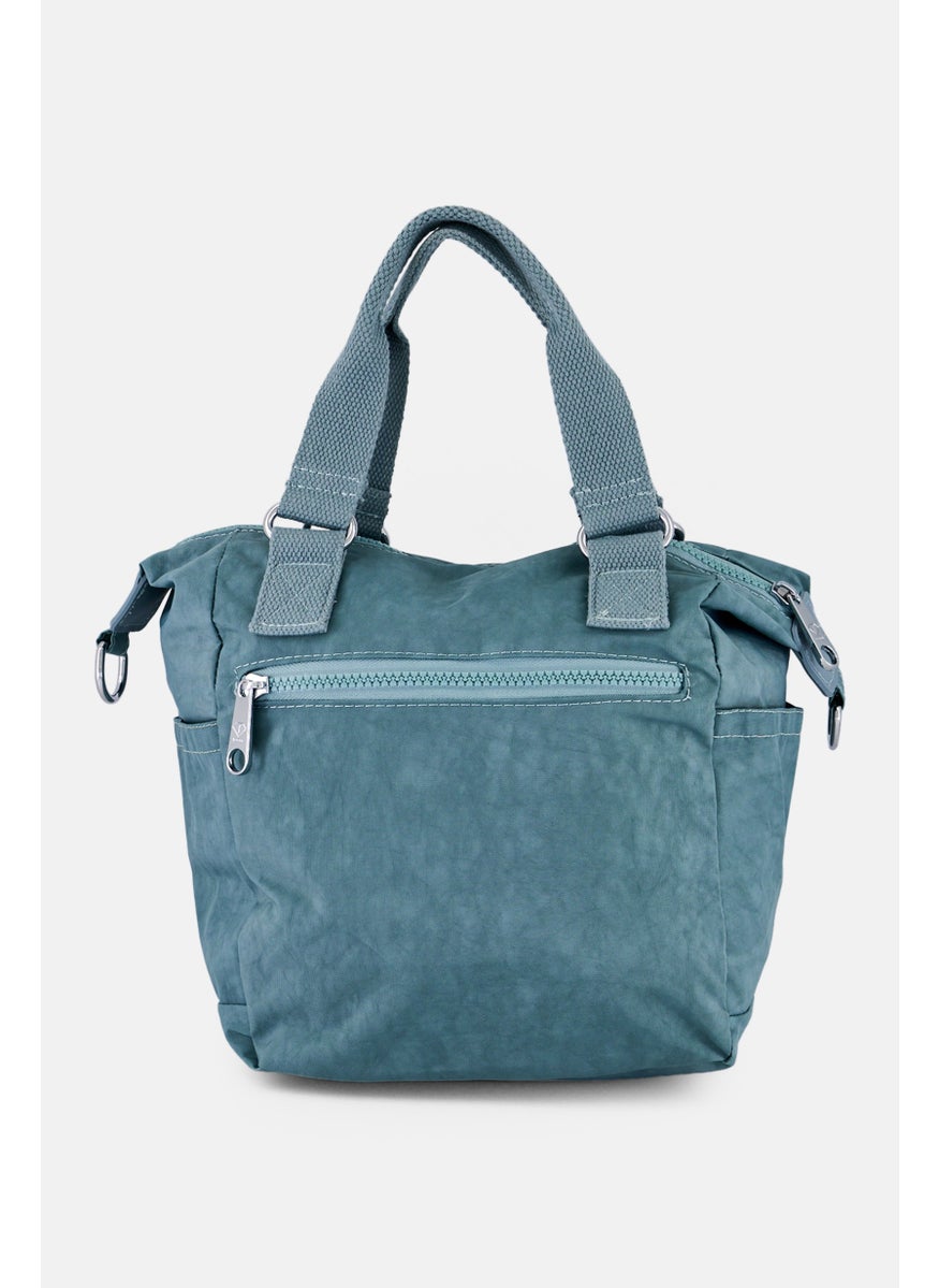 Women Naomi Brand Logo Handbag, Sage Green