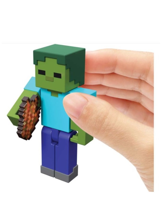 Minecraft Craft-A-Block Zombie Core Figure