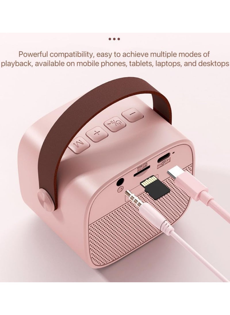 Bluetooth Speaker with Microphone for Kids Adults Karaoke Machine with 2 Wireless Microphone Portable Handheld Bluetooth Karaoke Toys for Girls and Boys Gifts Home Party Birthday
