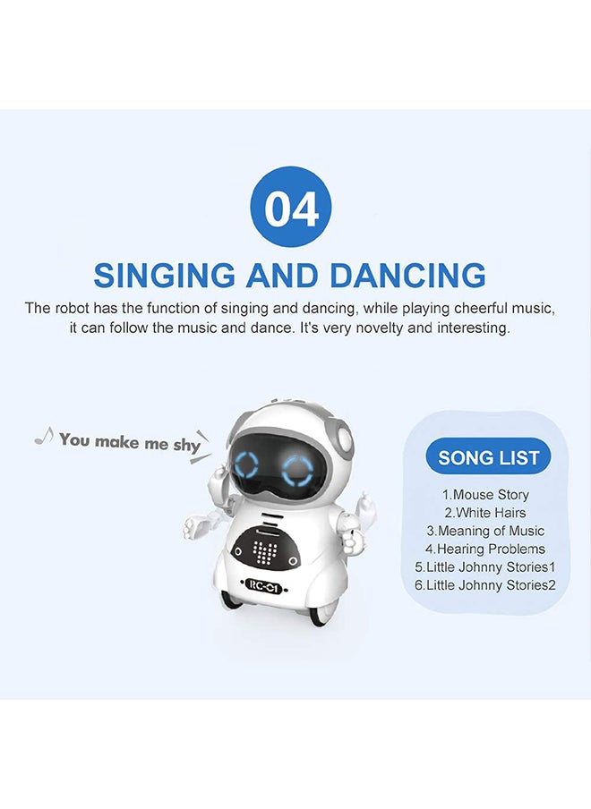 Talking Interactive Dialogue Voice Recognition Singing Dancing Mini Robot Toy