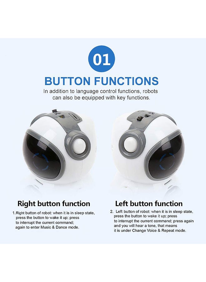 Talking Interactive Dialogue Voice Recognition Singing Dancing Mini Robot Toy