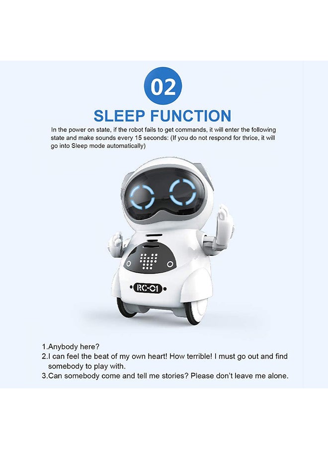 Talking Interactive Dialogue Voice Recognition Singing Dancing Mini Robot Toy
