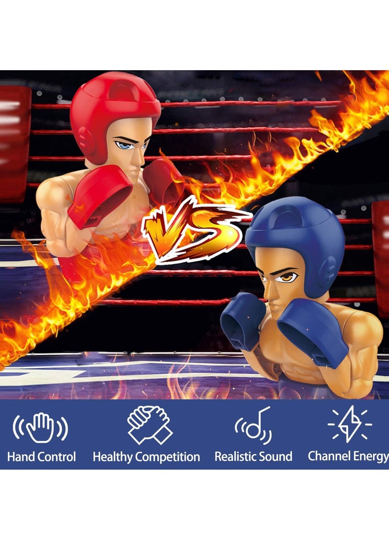 Electronic Boxing Robot Game – Interactive Punching Battle Bots for Kids & Adults | 2 Player VS Mode, 5 Difficulty Levels, Motion Sensors, KO Sound Effects | Fun Indoor Sports Toy & Cool Birthday Gift for Boys Girls Ages 3-12