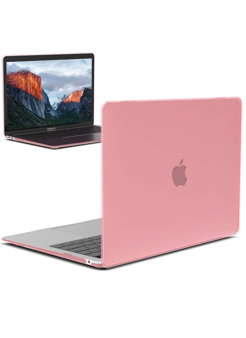 MacBook Pro 13 inch Case 2020 2019 2018 2017 2016 Release A2338 M1 A2289 A2251 A2159 A1989 A1706 A1708 Plastic Hard Shell Case with Touch Bar Pink
