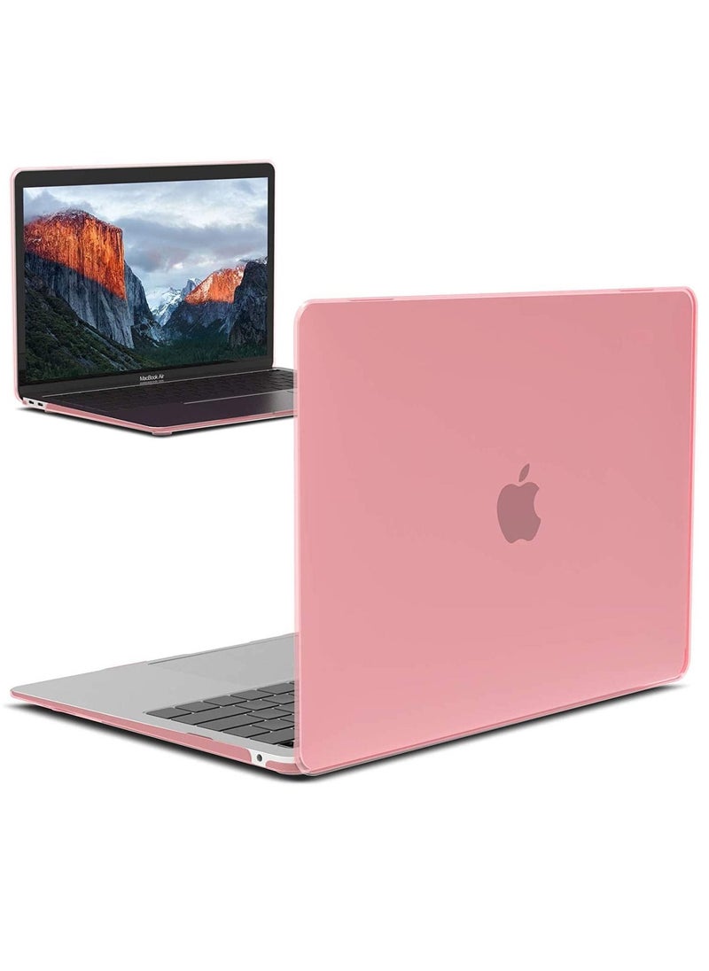 MacBook Pro 13 inch Case 2020 2019 2018 2017 2016 Release A2338 M1 A2289 A2251 A2159 A1989 A1706 A1708 Plastic Hard Shell Case with Touch Bar Pink