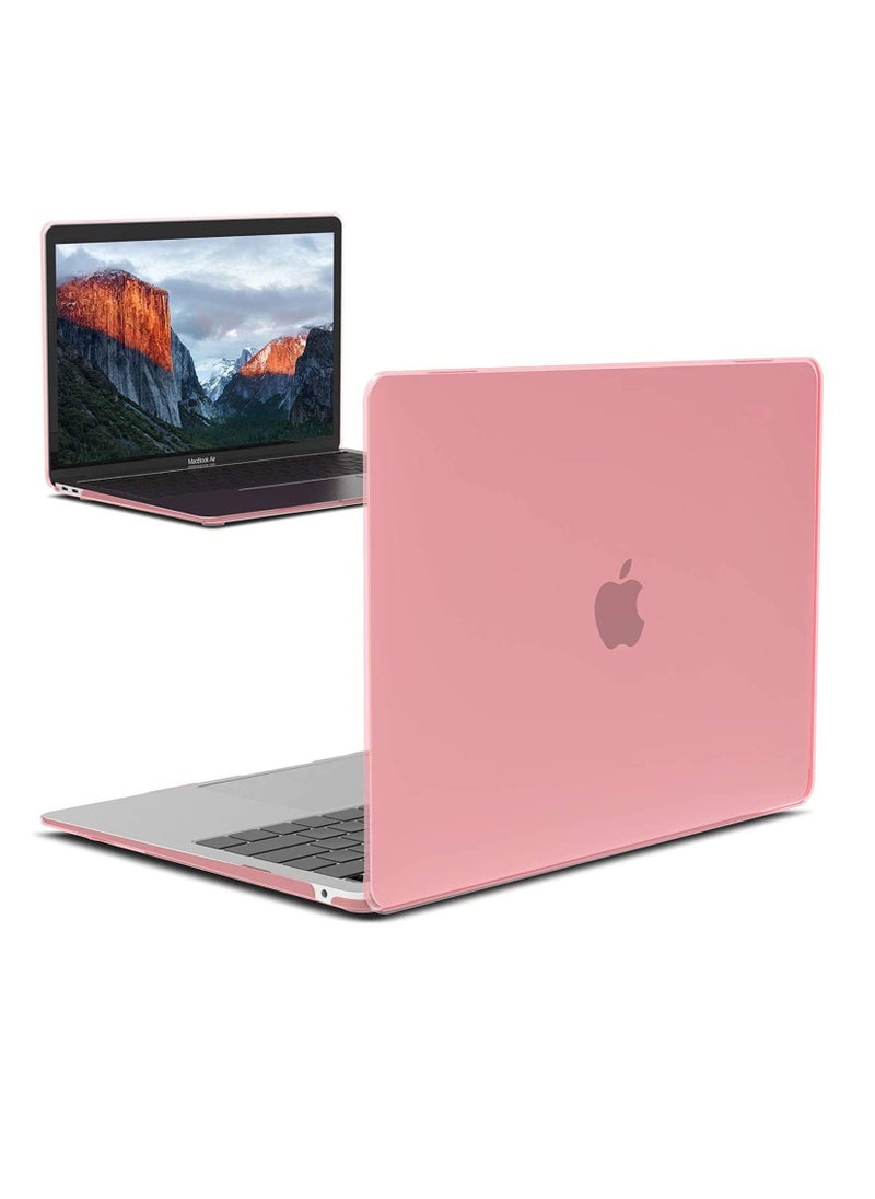 MacBook Pro 13 inch Case 2020 2019 2018 2017 2016 Release A2338 M1 A2289 A2251 A2159 A1989 A1706 A1708 Plastic Hard Shell Case with Touch Bar Pink