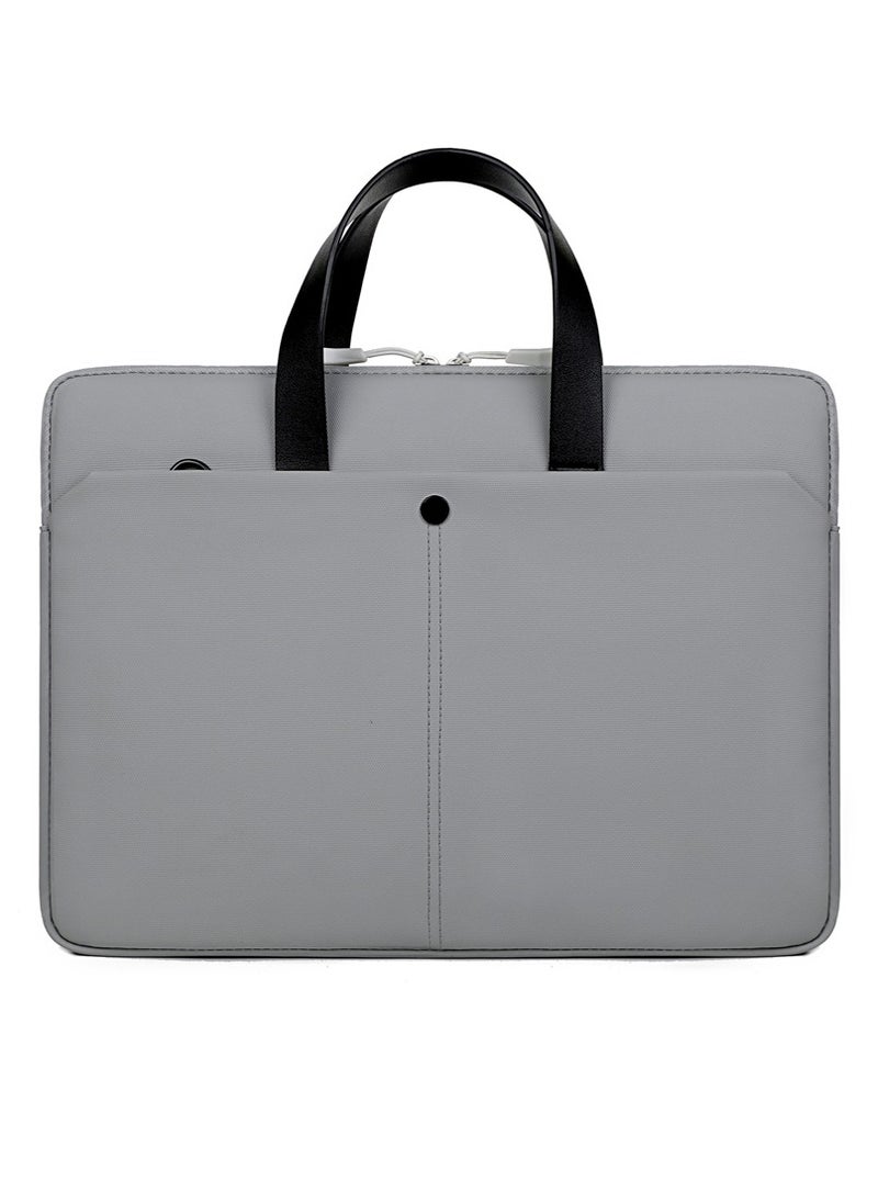 Large Capacity Laptop Bag Business Office Bag, 15 Inch Laptop Briefcase with Shoulder Strap and Luggage Trolley Strap, Lightweight Crossbody Bag for Men Women Travel Business Office, with a detachab