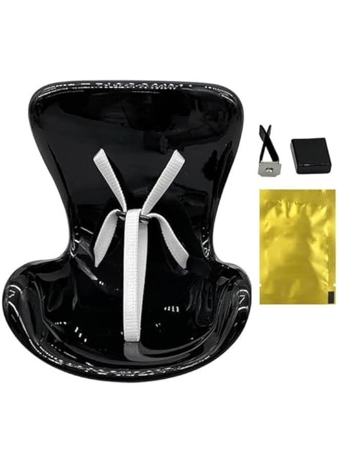 Cute Car Seat for Labubu Dolls, Car Decorations Accessories,Fashionable car Ornaments, Decorative Sofa Seat for Car Air-Conditioning Vents(Black)