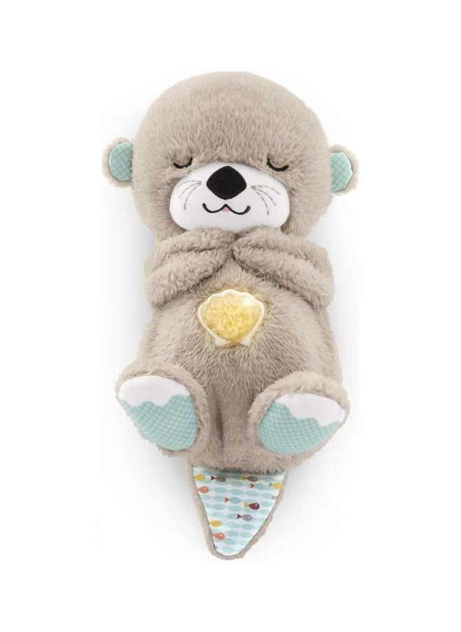 Baby Toy Soothe 'n Snuggle Otter Portable Plush Sound Machine with Music Lights  Breathing Motion for Newborns 0+ Months