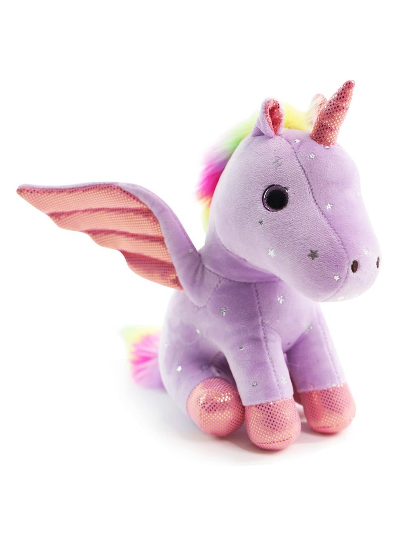 Unicorn Stuffed Animals 8 inch Cute Unicorn Gift Toys for Girls Unicorns Birthday Gifts Soft Plush Toys Set for Baby Toddler Girls Kids Decor
