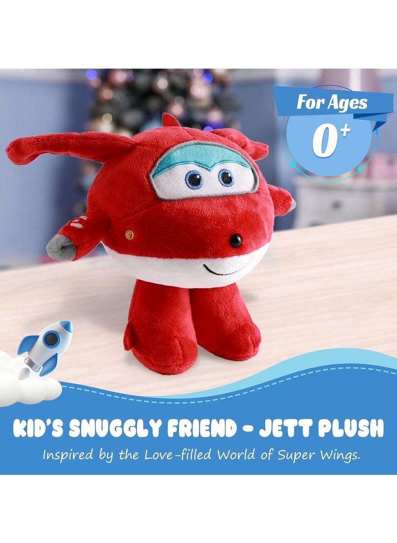 Superwing 7 inch plush toy, soft plush toys, premium plush toys for toddlers and kids, kids toys for 0+ year old boys and girls, birthday gifts, preschool games