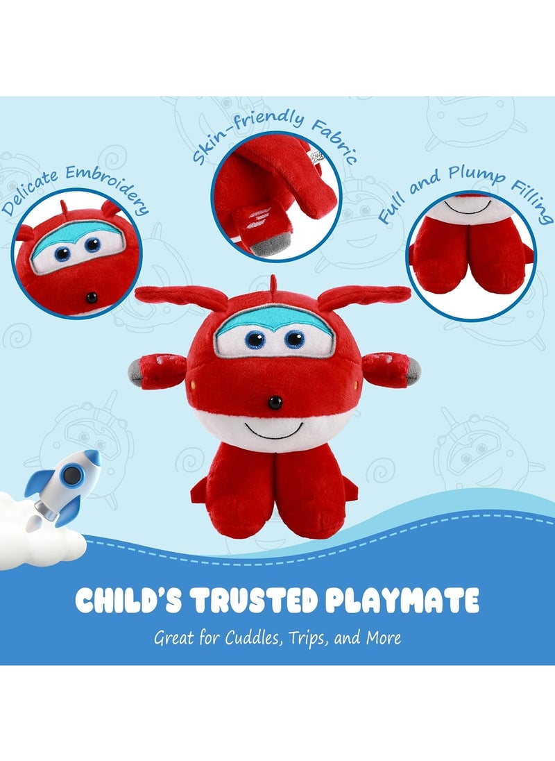 Superwing 7 inch plush toy, soft plush toys, premium plush toys for toddlers and kids, kids toys for 0+ year old boys and girls, birthday gifts, preschool games