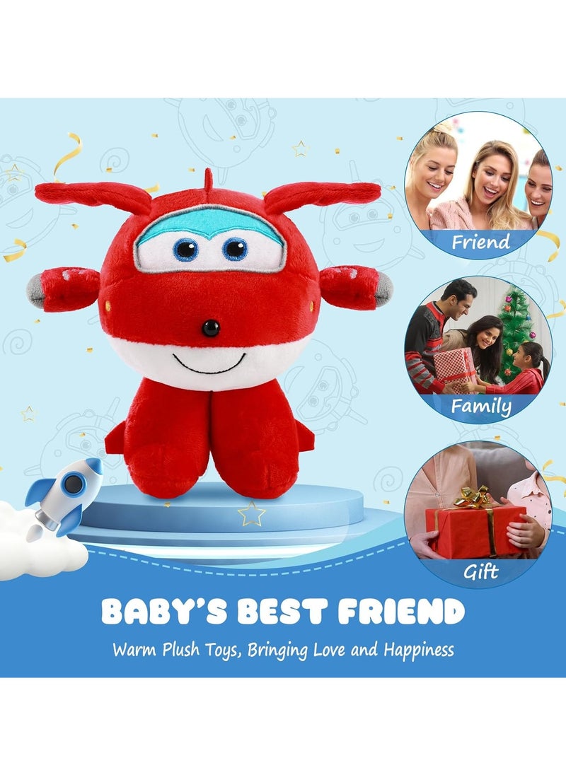 Superwing 7 inch plush toy, soft plush toys, premium plush toys for toddlers and kids, kids toys for 0+ year old boys and girls, birthday gifts, preschool games