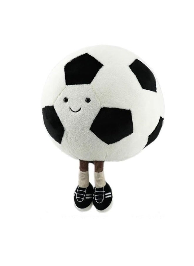 Cute 11.8 inch Jellycat Football Plush Toy, Soft Plush Sports Pillow, Kids Birthday Gift  Home Decor (Soccer)