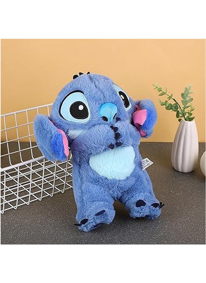 Stitch Cute Cartoon Anxiety Relief Plush Toys, New Breath Cartoon Plush Toys 2024, Blue Aliens Breathing Rhythm, Otter Sleep Companion Adult Sleep