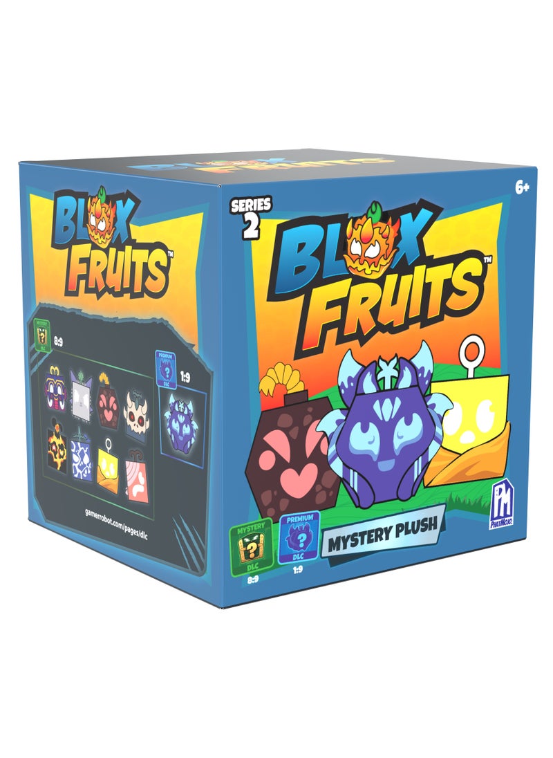 Blox Fruits Collectibles Plush 4-Inches, Assorted 1 Piece (Style & Color May Vary) | DLC Code Included! | Collectible Plush Toy | Soft Toy | Blind Box | Mystery Plush | Surprise Plush | Perfect for Kids, Gamers and Collectors.