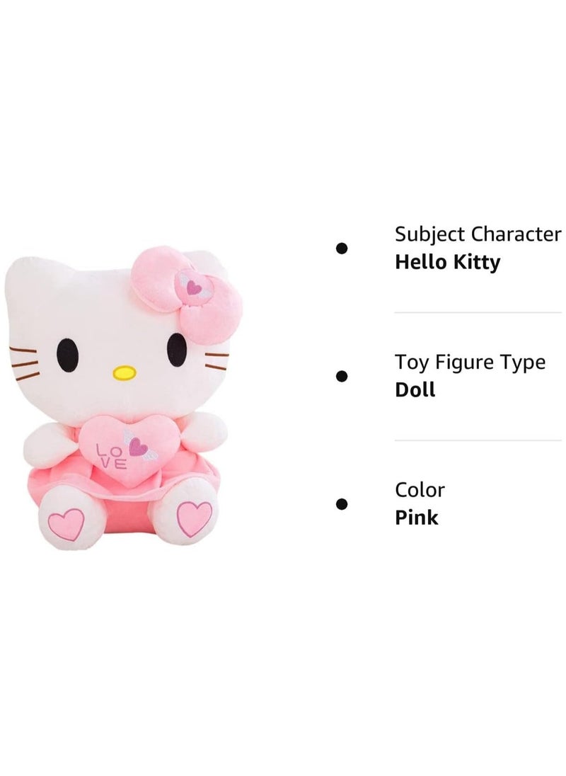 Hello Kitty Plush Toys, Cute Plush Toys, Birthday Gift for Girls (Pink C, 30CM)