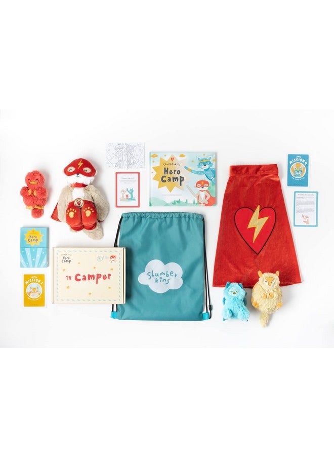 Slumberkins Hero Camp: The Full Adventure - Empower Children to Build Relationships with 4+ Weeks of Skill-Building Activities - Social Emotional Leaning Tools Playset for Boys & Girls