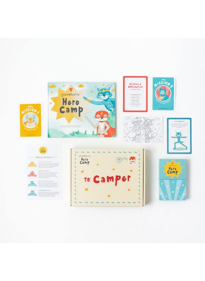 Slumberkins Hero Camp: The Full Adventure - Empower Children to Build Relationships with 4+ Weeks of Skill-Building Activities - Social Emotional Leaning Tools Playset for Boys & Girls