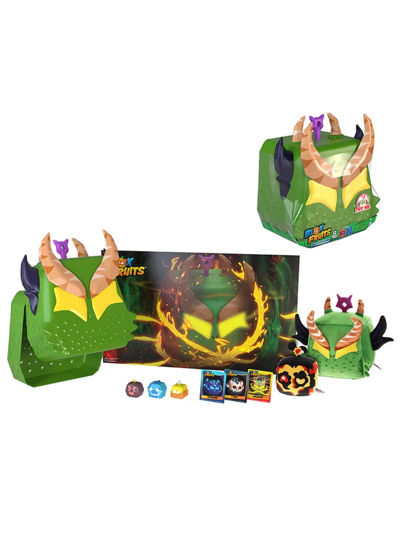 Blox Fruits Dragon Collector Bundle | 2 DLC Code Included! | Collectible Plush Toy | Collectible Figure | Soft Toy | Perfect for Kids, Gamers and Collectors