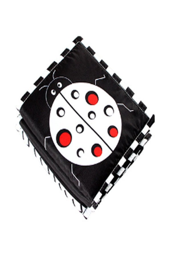 Baby Books 0-6 Months - Montessori Baby Sensory Toys Baby Newborn 0-3-6-9-12 Months Black  White High Contrast Soft Cloth Book Early Learning - Plank Time Toys Boys Girls Toddlers Baby Gifts