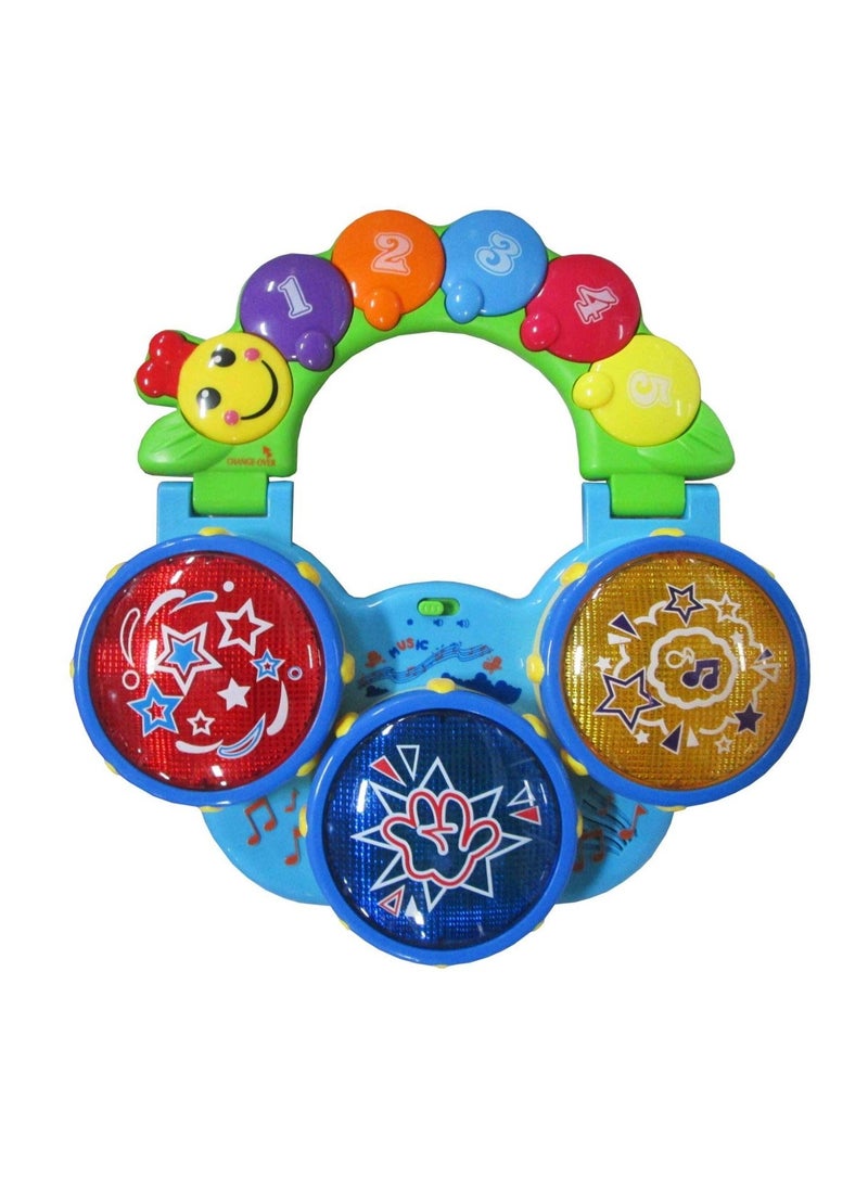 World Hand Clap Drum|BabyTodler Sound Toy|Hand Clapping Drum Toy for Kids| Multi Color
