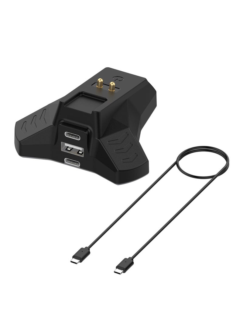 Charging Dock for Razer Game Wireless Mouse Naga Pro/Viper Ultimate/Basilisk Ultimate/DeathAdder V2 Pro Replacement Charger, Fast Charging, Magnetic Attraction (USB Cable Included)