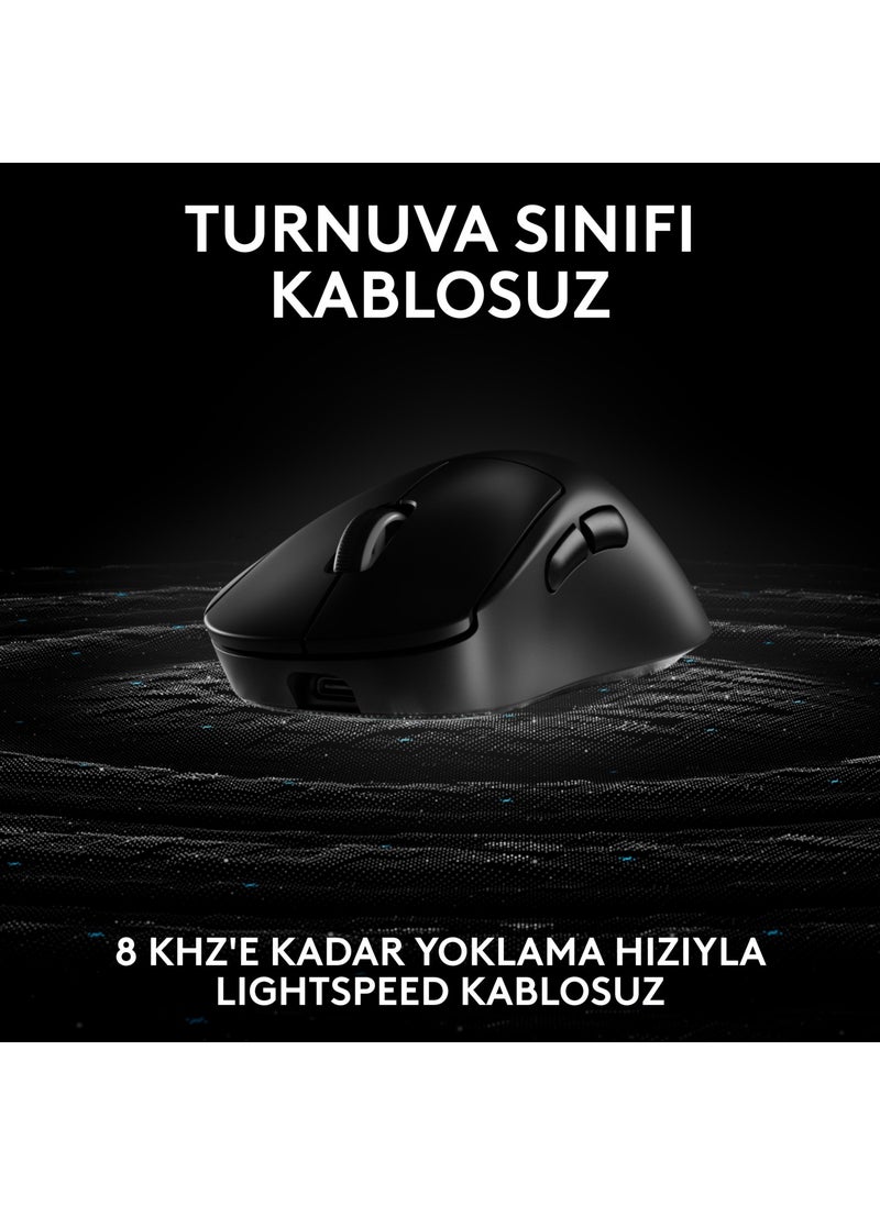 Pro x Superlight 2 Dex Lightspeed Hero 2 32K DPI Sensor Wireless Gaming Mouse for PC/Mac, Black