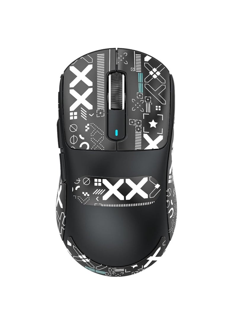 X3 Lightweight Wireless Gaming Mouse with Non-Slip Mouse Grip Strap, Self-Adhesive Design, Delicate Elastic Band, Sweat Pads, Sweat Stickers