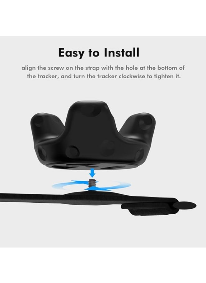 AMVR 5-Piece VR Full Body Tracking Strap for HTC Vive Tracker 3.0 - Adjustable Motion Capture Tracking Strap (1 Body Tracking Strap + 2 Palm Strap + 2 Foot Bands, excluding Vive Tracker)