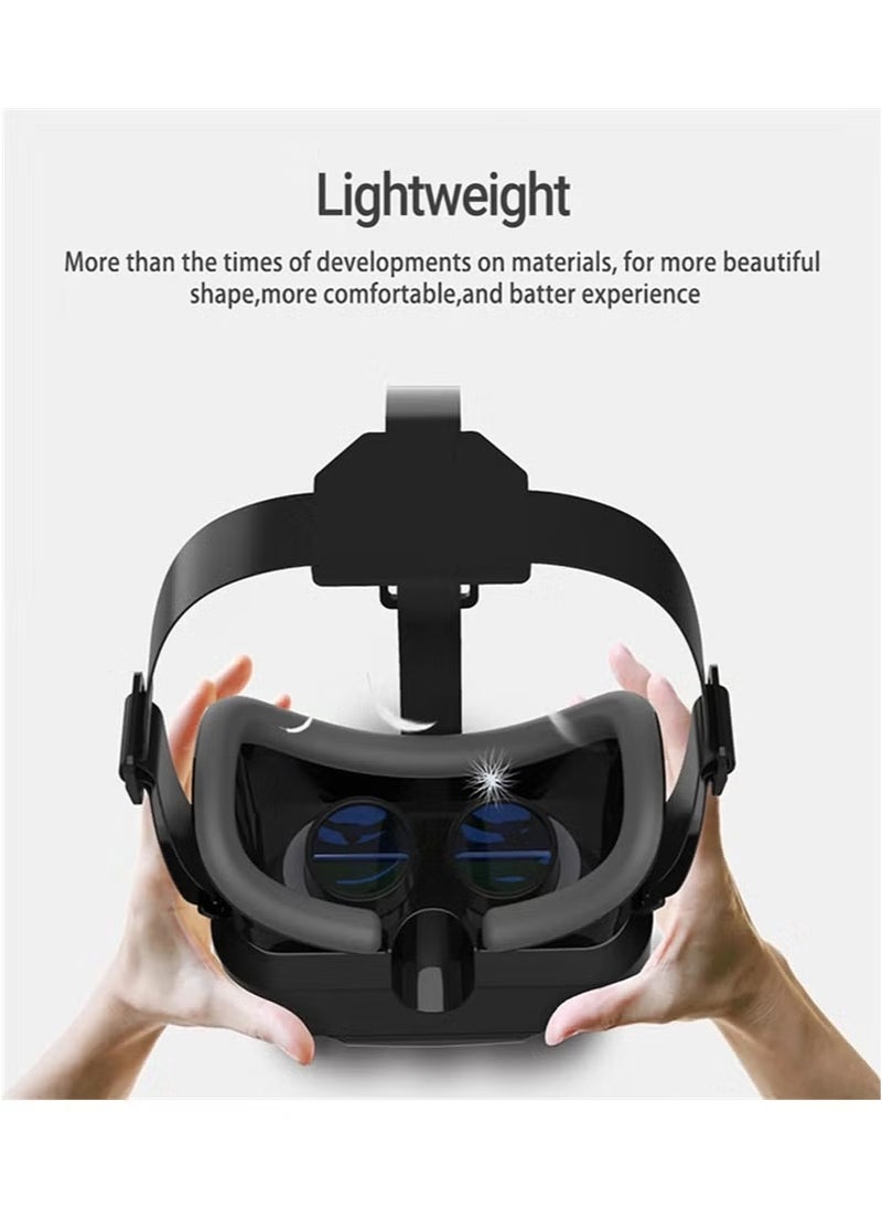 3D Headset Virtual Reality, VR Glasses, Device Helmet, Viar Lens Goggles for Smartphone Mobile Phone Smartband Controller