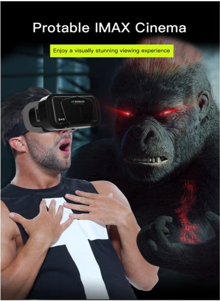 3D Headset Virtual Reality, VR Glasses, Device Helmet, Viar Lens Goggles for Smartphone Mobile Phone Smartband Controller