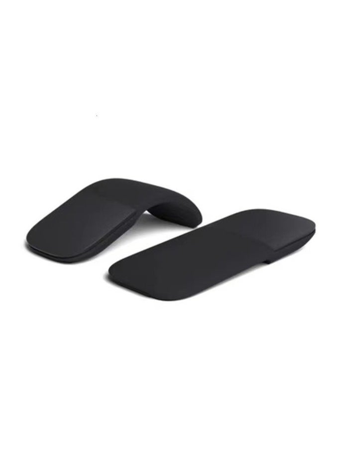 Bluetooth Curved Touch Mouse, Portable Wireless Foldable Mouse, Without USB Nano Receiver, Ergonomic Mini Optical Computer Mouse for Laptop Tablet Smartphone