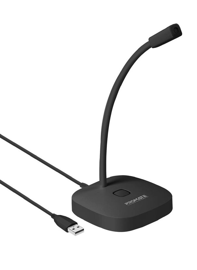 Promate ProMic-1 High Definition Omni-Directional Microphone with Flexible Gooseneck
