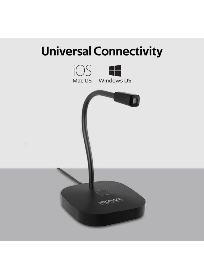 Promate ProMic-1 High Definition Omni-Directional Microphone with Flexible Gooseneck