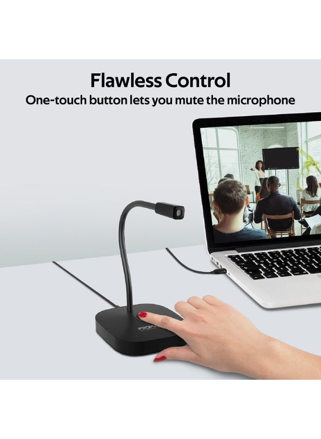 Promate ProMic-1 High Definition Omni-Directional Microphone with Flexible Gooseneck